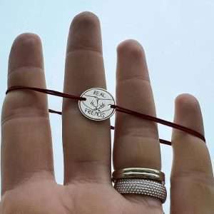 Brățara bănuț “ GIVE ME FIVE”  Bănuț 15 mm
