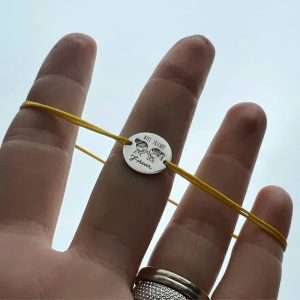 Brățara BFF 2 fete jucându-se  Bănuț 12 mm