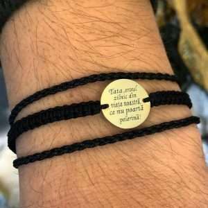 Brățara 3 in 1 “ Tata , eroul nostru “, bănuț 15 mm