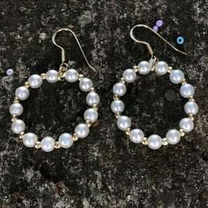 Cercei perle Swarovski